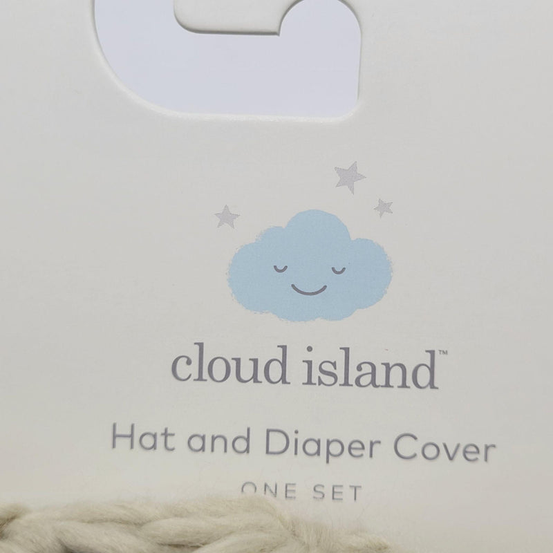 Load image into Gallery viewer, Cloud Island Hat and Diaper Cover Set Shop Now at Rainy Day Deliveries
