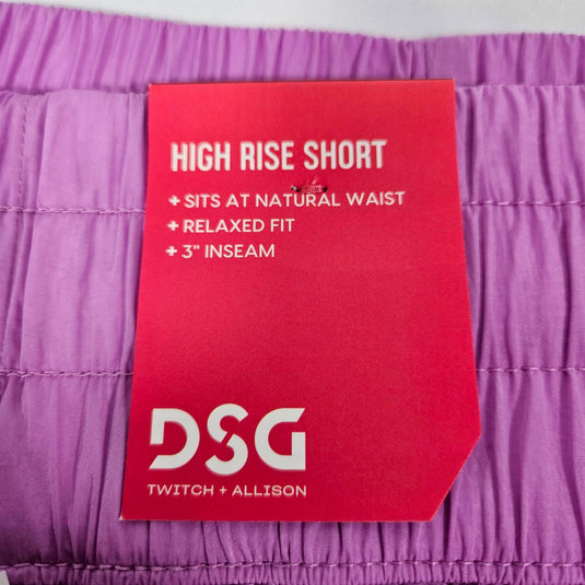 DSG 3” High Rise Shorts - 2XL - Purple - Womens Shop Now at Rainy Day Deliveries
