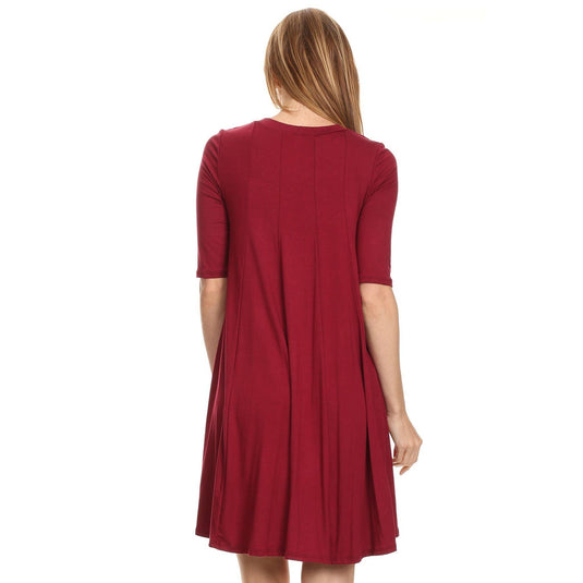 Women's Short Sleeve Mini Dress - Made in the USA Shop Now at Rainy Day Deliveries