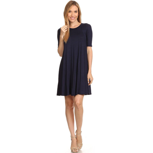 Women's Short Sleeve Mini Dress - Made in the USA Shop Now at Rainy Day Deliveries