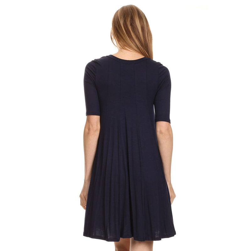 Load image into Gallery viewer, Women&#39;s Short Sleeve Mini Dress - Made in the USA Shop Now at Rainy Day Deliveries
