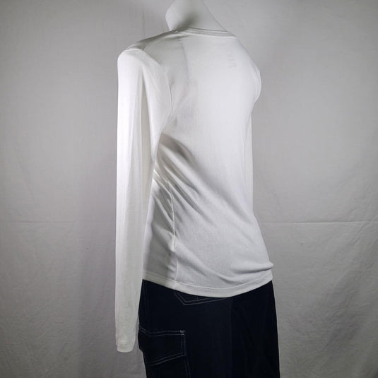 Womens Long Sleeve Scoop Neck Ribbed T Shirt - A New Day Shop Now at Rainy Day Deliveries