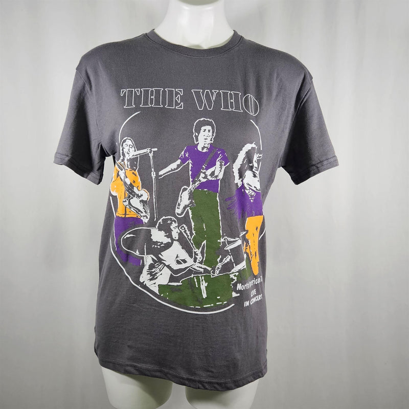 Load image into Gallery viewer, The Who Women&#39;s Short Sleeve Graphic T-Shirt Shop Now at Rainy Day Deliveries
