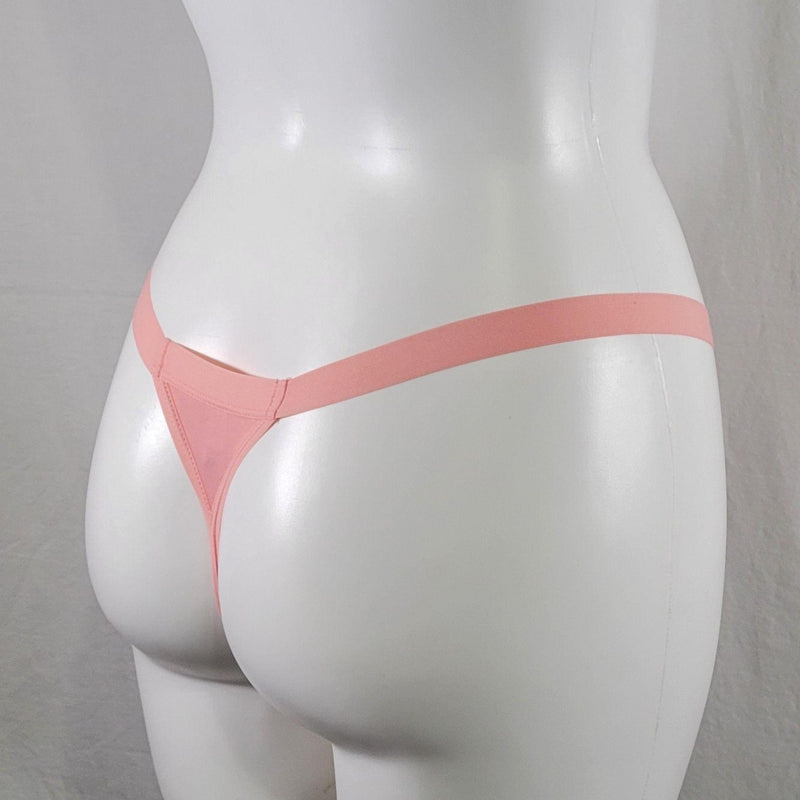 Load image into Gallery viewer, Womens Pink Thong G String Underwear - 100% Cotton Shop Now at Rainy Day Deliveries
