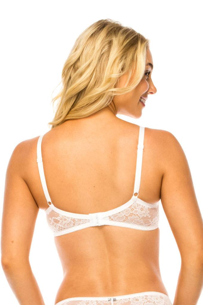 Load image into Gallery viewer, Floral Lace Bra with Two-Hook Closure &amp; Underwire Shop Now at Rainy Day Deliveries
