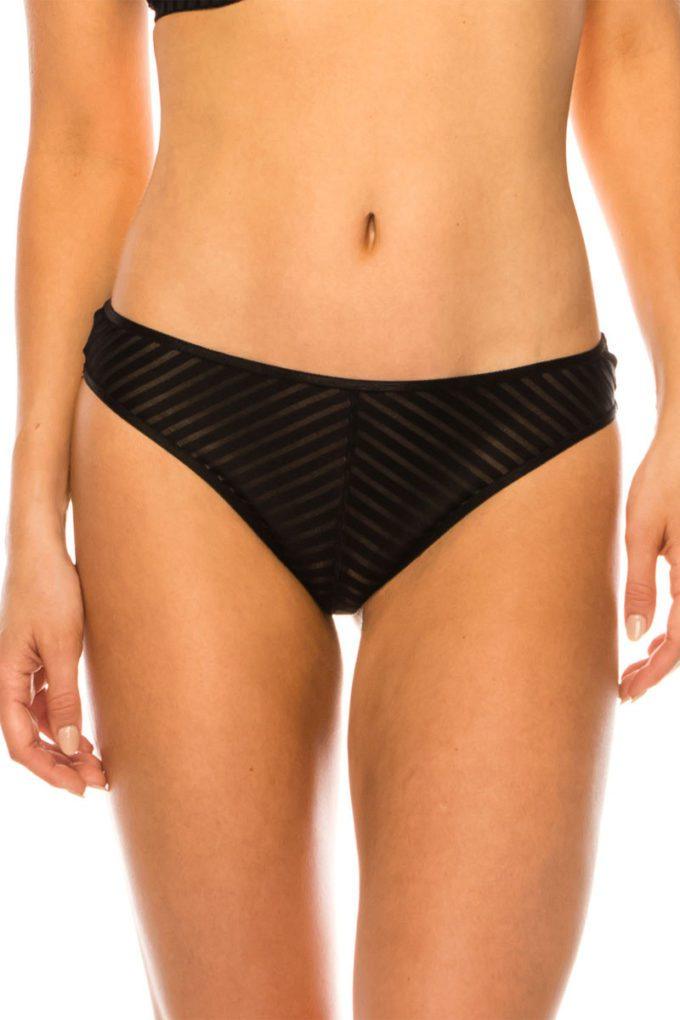 Load image into Gallery viewer, Stripe Lace Thong with Elastic Band Shop Now at Rainy Day Deliveries
