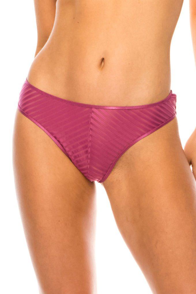 Load image into Gallery viewer, Stripe Lace Thong with Elastic Band Shop Now at Rainy Day Deliveries
