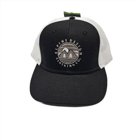 Alpine Design Co Adjustable Trucker Hat - Black with White Mesh Shop Now at Rainy Day Deliveries