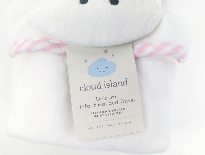 Load image into Gallery viewer, Unicorn Design Hooded Towel for Babies and Infants by Cloud Island Shop Now at Rainy Day Deliveries
