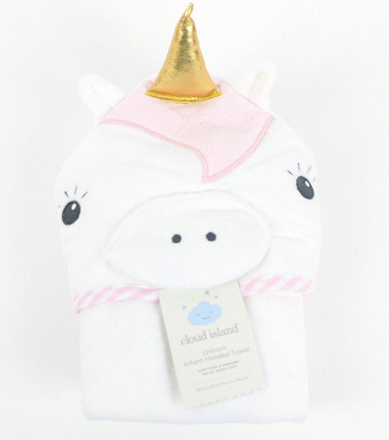 Load image into Gallery viewer, Unicorn Design Hooded Towel for Babies and Infants by Cloud Island Shop Now at Rainy Day Deliveries
