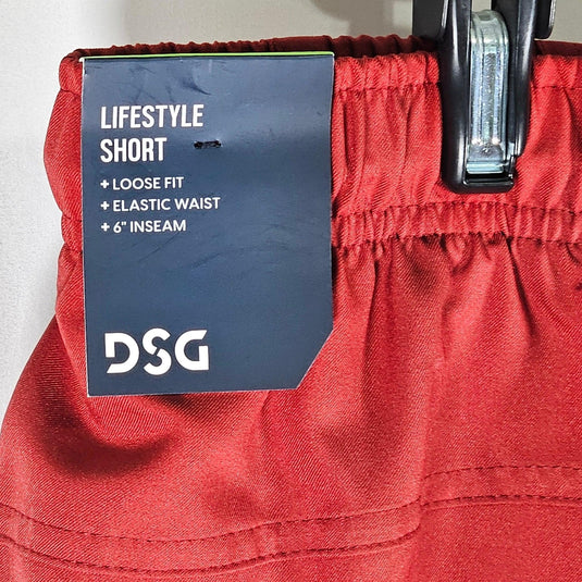 DSG Lifestyle Shorts Mens Deep Red Shop Now at Rainy Day Deliveries