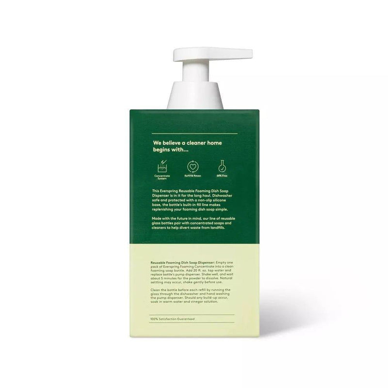 Load image into Gallery viewer, Everspring Foaming Soap Dispenser - 20oz Reusable Glass Shop Now at Rainy Day Deliveries
