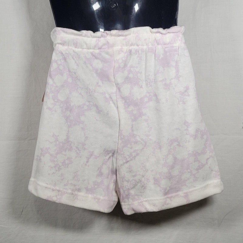 Load image into Gallery viewer, Toddler Girls&#39; Paperbag Shorts, Ribbed, White/Purple - Grayson mini Shop Now at Rainy Day Deliveries
