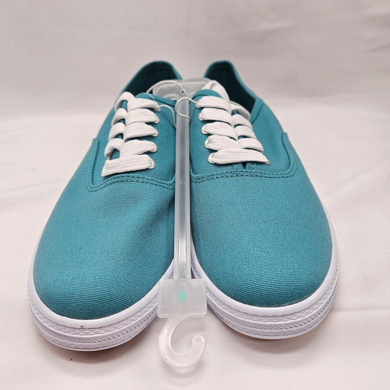 Load image into Gallery viewer, Women&#39;s Lunea Canvas Lace Up Shoes - Teal Universal Thread Shop Now at Rainy Day Deliveries
