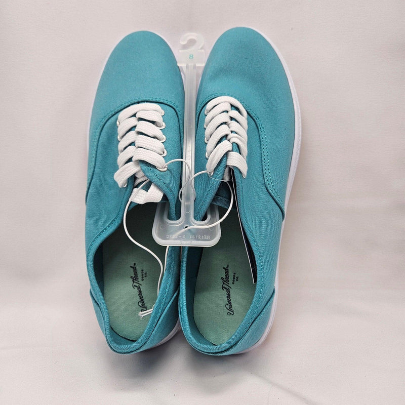 Load image into Gallery viewer, Women&#39;s Lunea Canvas Lace Up Shoes - Teal Universal Thread Shop Now at Rainy Day Deliveries
