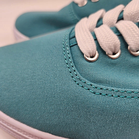 Women's Lunea Canvas Lace Up Shoes - Teal Universal Thread Shop Now at Rainy Day Deliveries